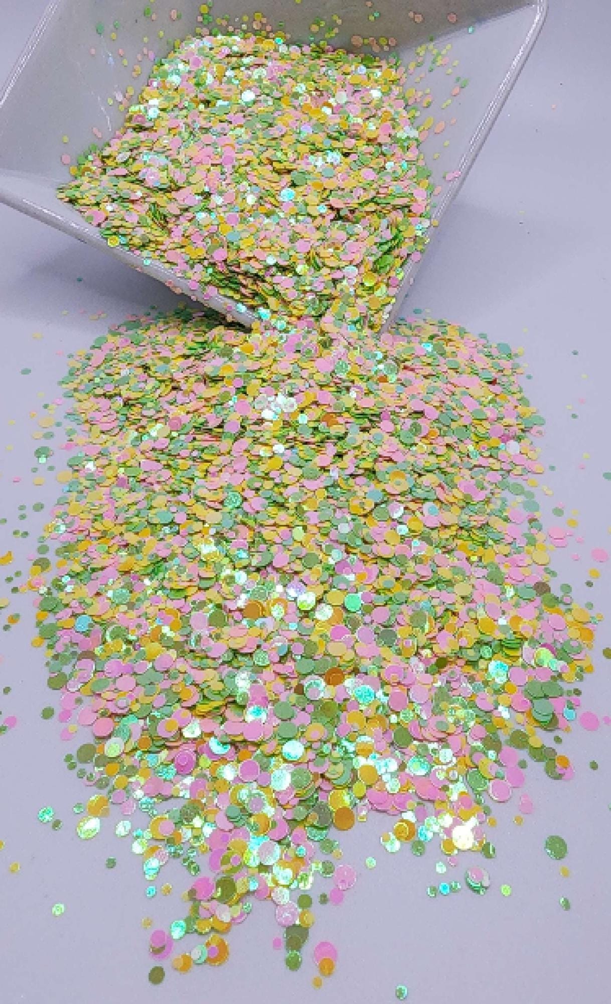 Easter Grass - Round Shaped Glitter