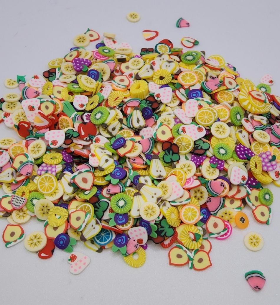 Fruit Salad - Polymer Clay slices