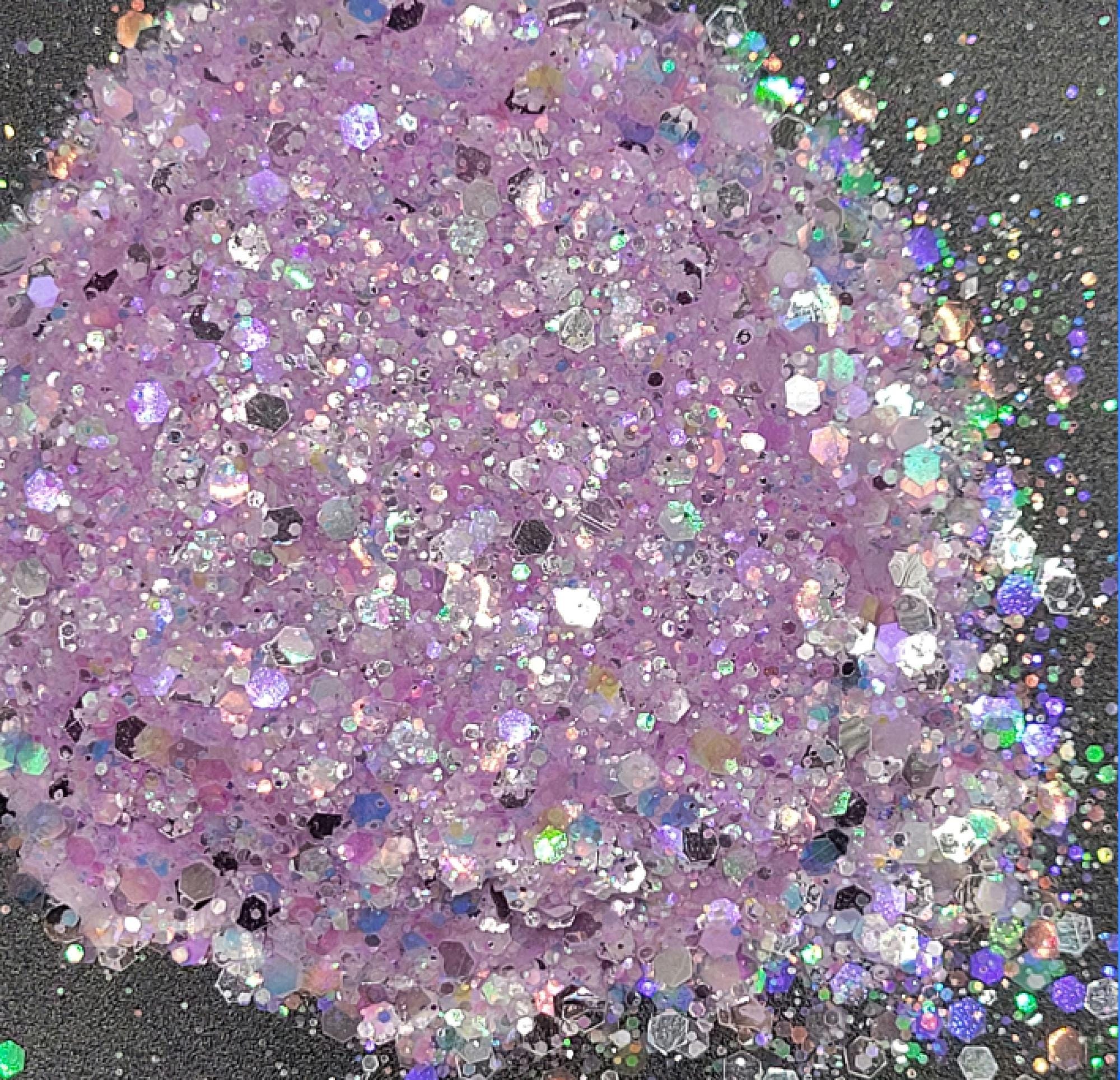 Purple 2 Blue - Chunky Mix Glow Glitter