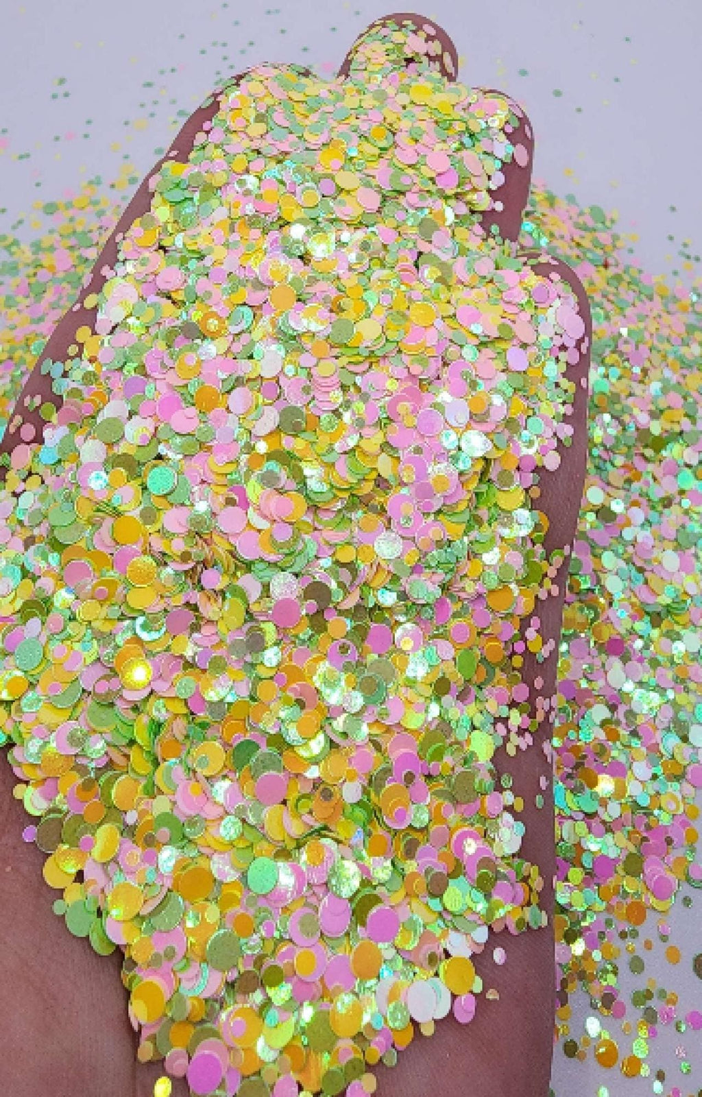 Easter Grass - Round Shaped Glitter