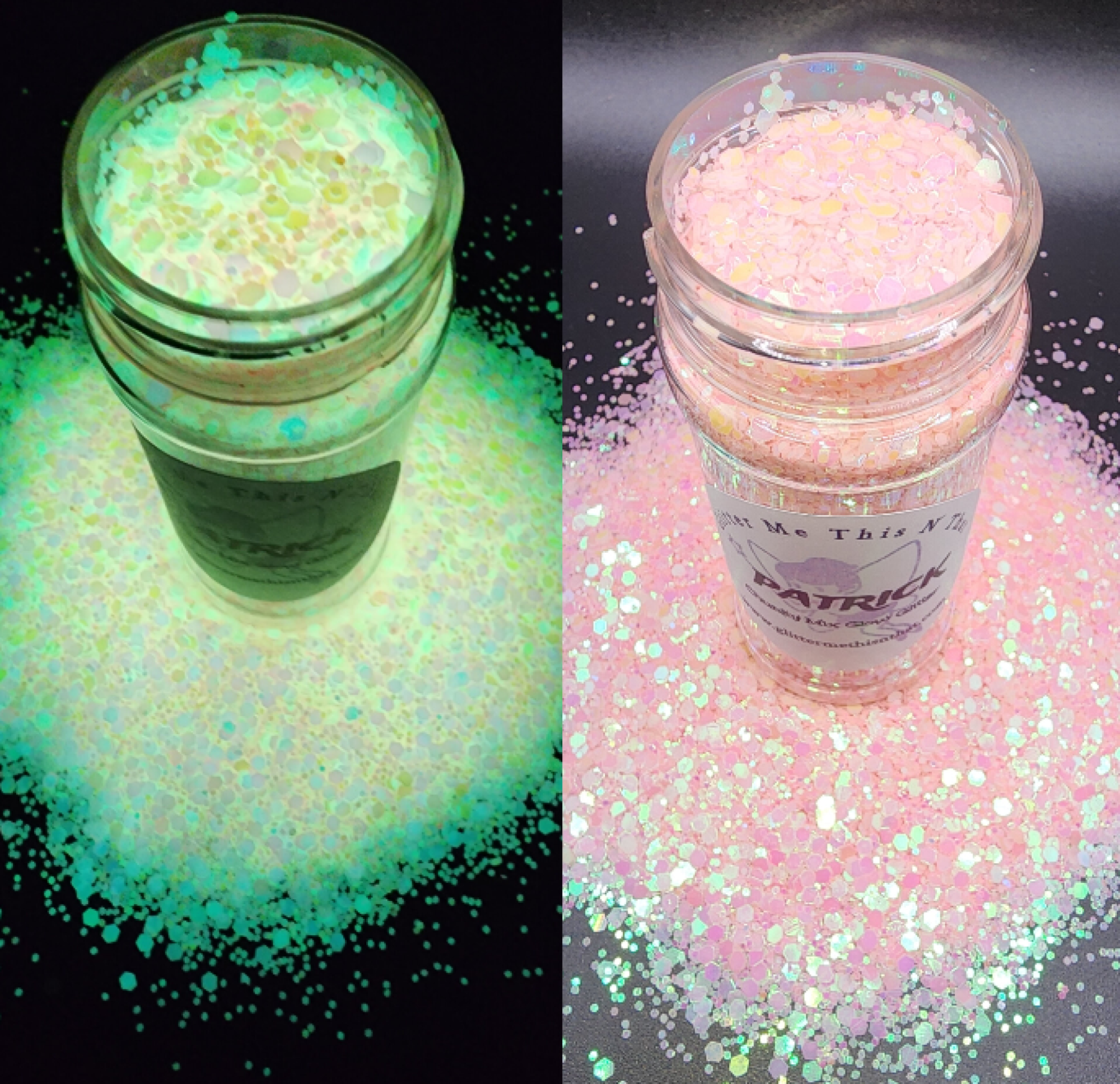 Patrick - Chunky Mix Glow Glitter