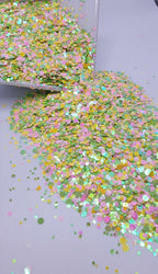 Easter Grass - Round Shaped Glitter