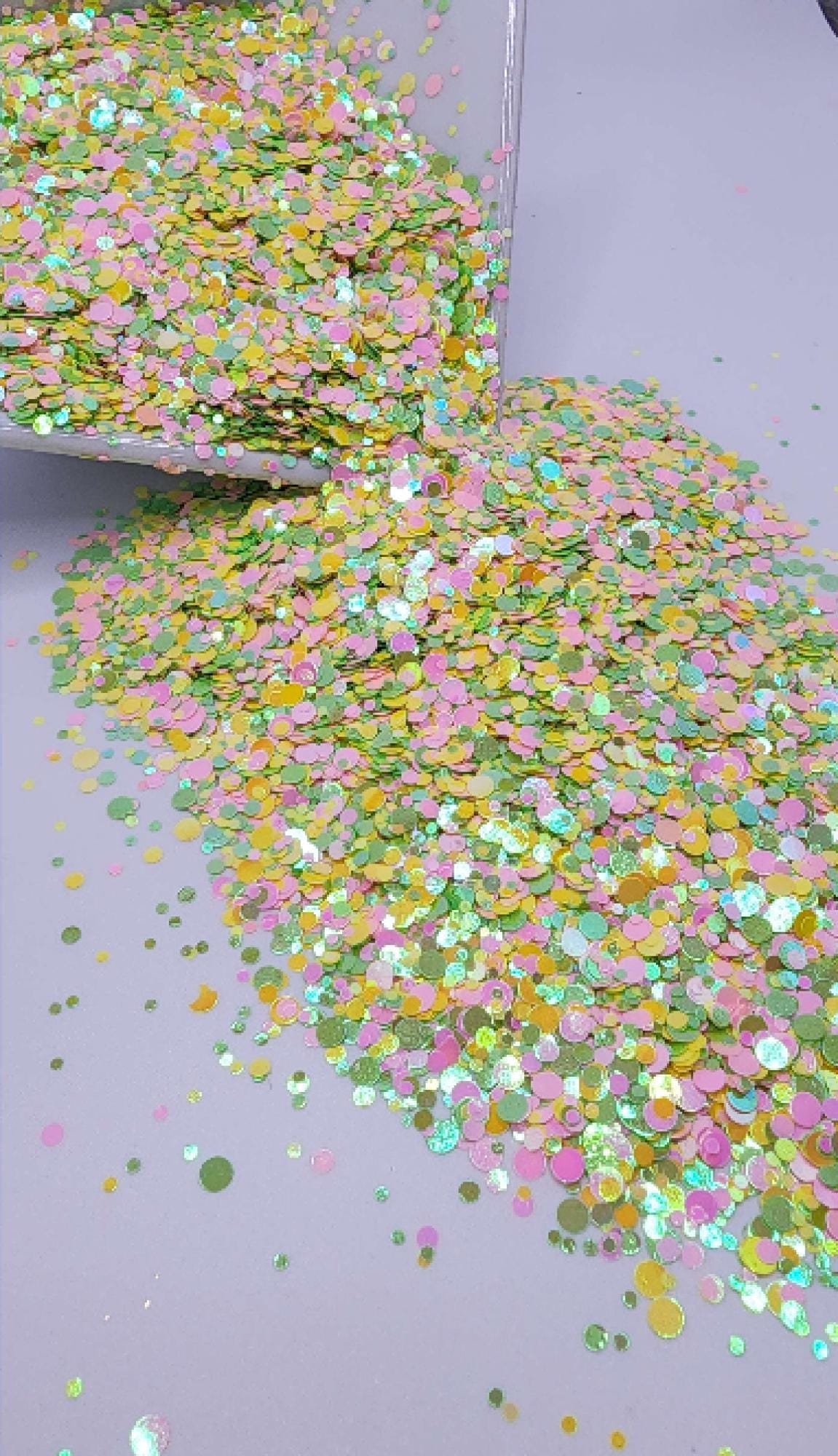 Easter Grass - Round Shaped Glitter