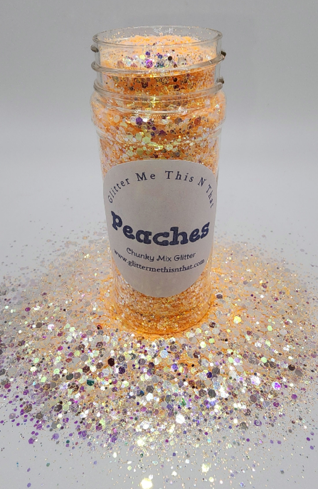 Peaches - Chunky Mix Glitter